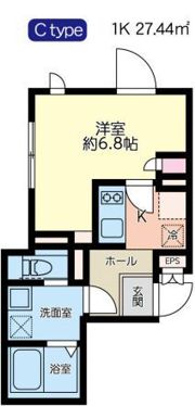 FABRIC蒲田 west Residenceの間取り画像