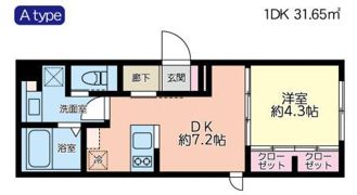 FABRIC蒲田 west Residenceの間取り画像