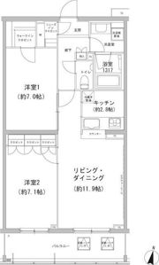 ヒューリックコート雪が谷の間取り画像