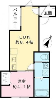 ルガロ西麻布の間取り画像