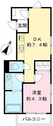 ルガロ西麻布の間取り画像