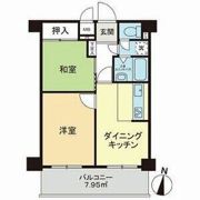 ライオンズマンション東片端の間取り画像