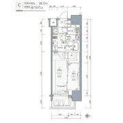 エステムコート名古屋新栄Ⅵ アートテラスの間取り画像