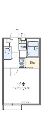 レオパレスアクト六木の間取り画像
