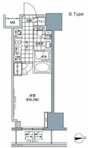 パークハビオ上野3丁目の間取り画像
