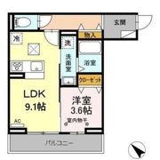 D crest中田本町の間取り画像