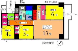 中野第2スカイハイツの間取り画像