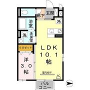 ヒルズ 羽衣の間取り画像