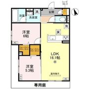 ファブール東羽衣の間取り画像