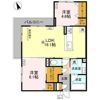ファブール東羽衣の間取り画像