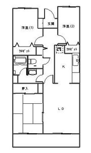 ダイヤモンドマンション2号館の間取り画像