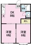 エメラルド紺屋Cの間取り画像