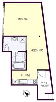 Kolme夏目坂の間取り画像