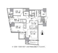 アクティ汐留の間取り画像