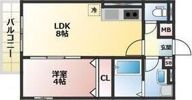 ALEGRIA北助松Southの間取り画像