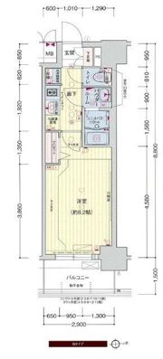 プレサンス上前津プレスの間取り画像