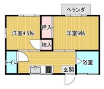 飯塚荘の間取り画像