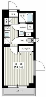 XEBEC下丸子の間取り画像