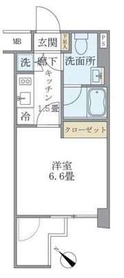 KDXレジデンス門前仲町の間取り画像