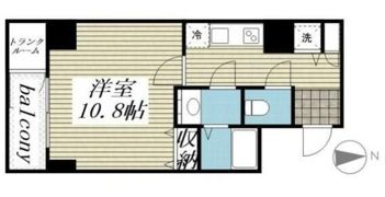 メゾン・ド・ヴィレ八丁堀の間取り画像