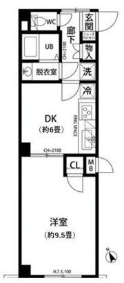 プレール代々木公園の間取り画像
