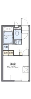レオパレスイーストⅡの間取り画像