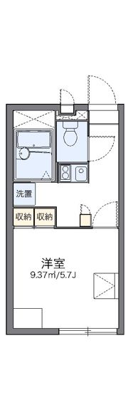 レオパレスイーストⅡの間取り画像