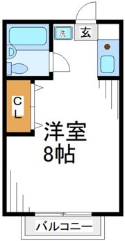 下恩田第一ハイツの間取り画像