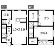 りずむはうす βの間取り画像