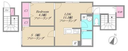 シャノワールの間取り画像