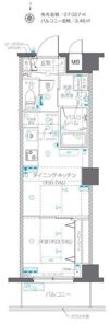 ZOOM中野Westの間取り画像