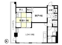四谷グリーンマンションの間取り画像