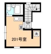 若松荘の間取り画像
