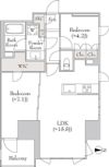 ルミーク錦糸町の間取り画像