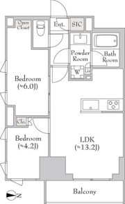 ルミーク錦糸町の間取り画像