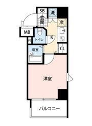 マイナビSTAYミライエ早稲田プランドールの間取り画像
