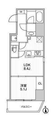 ALTERNA文京湯島の間取り画像
