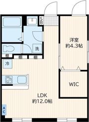 Aglaia目黒中央（旧名称 クリオラモード学芸大学Ⅰ）の間取り画像