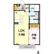 アンソレイエの間取り画像