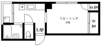 クレインヒル早稲田の間取り画像