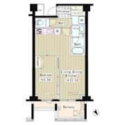 PRIME URBAN 東中野 COURTの間取り画像