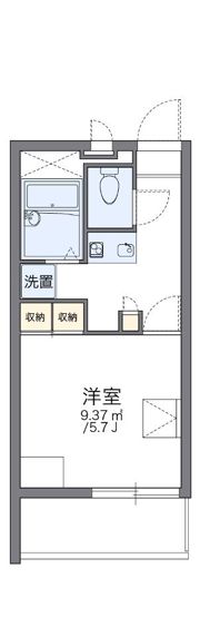レオパレスルークの間取り画像