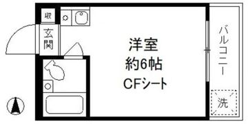 コーポ石黒の間取り画像