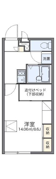 レオパレス北本本町の間取り画像