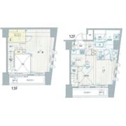 フォレシティ六本木の間取り画像