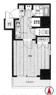 スカイコート神田第3の間取り画像