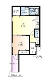フジパレス高石駅南Ⅰ番館の間取り画像