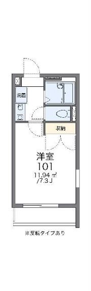 レオパレスASAGAⅠの間取り画像