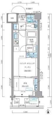 パークアクシス品川シーサイドの間取り画像