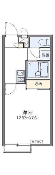 レオパレス末広タウニーの間取り画像